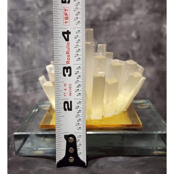 Beautiful Selenite Sticks Cleansing Natural Crystal Cluster Flower Healing Shelf - Picture 9 of 9
